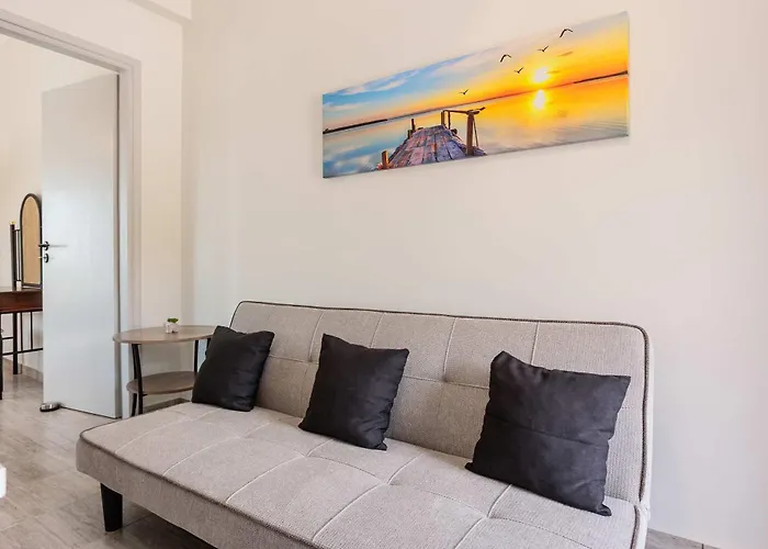 Seaview Tranquility - Elegant Escapes By The Shore Lägenhet Agia Kiriaki (Messinia)